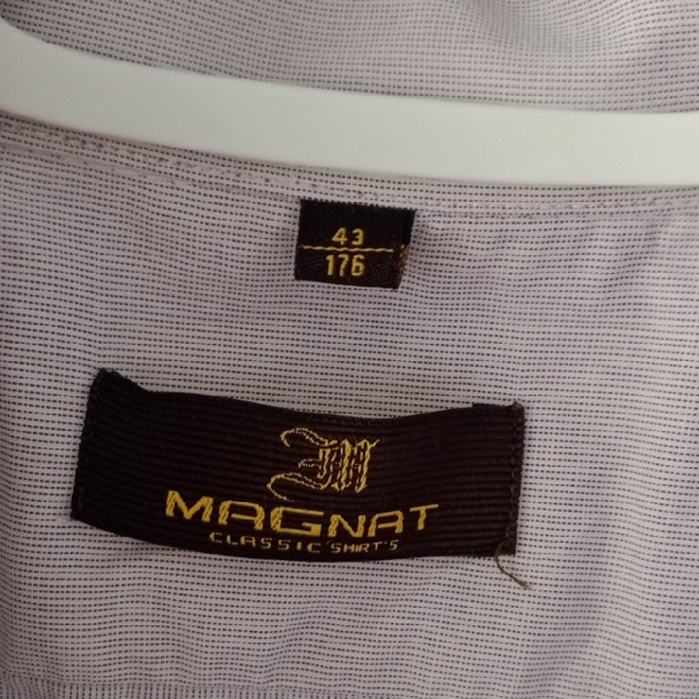 Men's Casual Button-Down Shirt in Light Gray - Picture 3 of 6